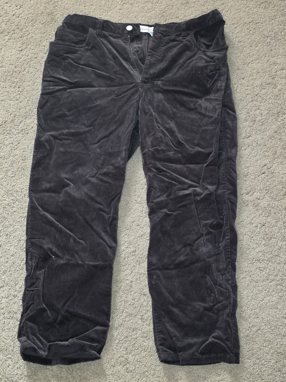 Women’s Boot Cut Corduroy Jeans in Dark Brown
